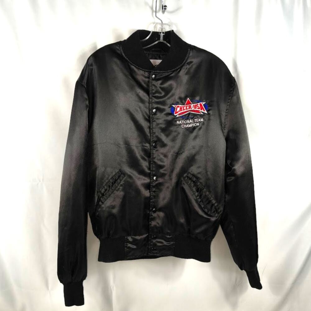 Cheer USA National Champion M Satin Jacket Cheerleading OKIM